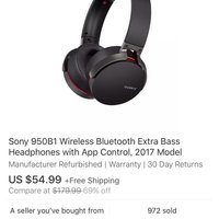 尼 MDR-XB950B1蓝牙耳机开箱设计(材质|耳塞|按键|指示灯)