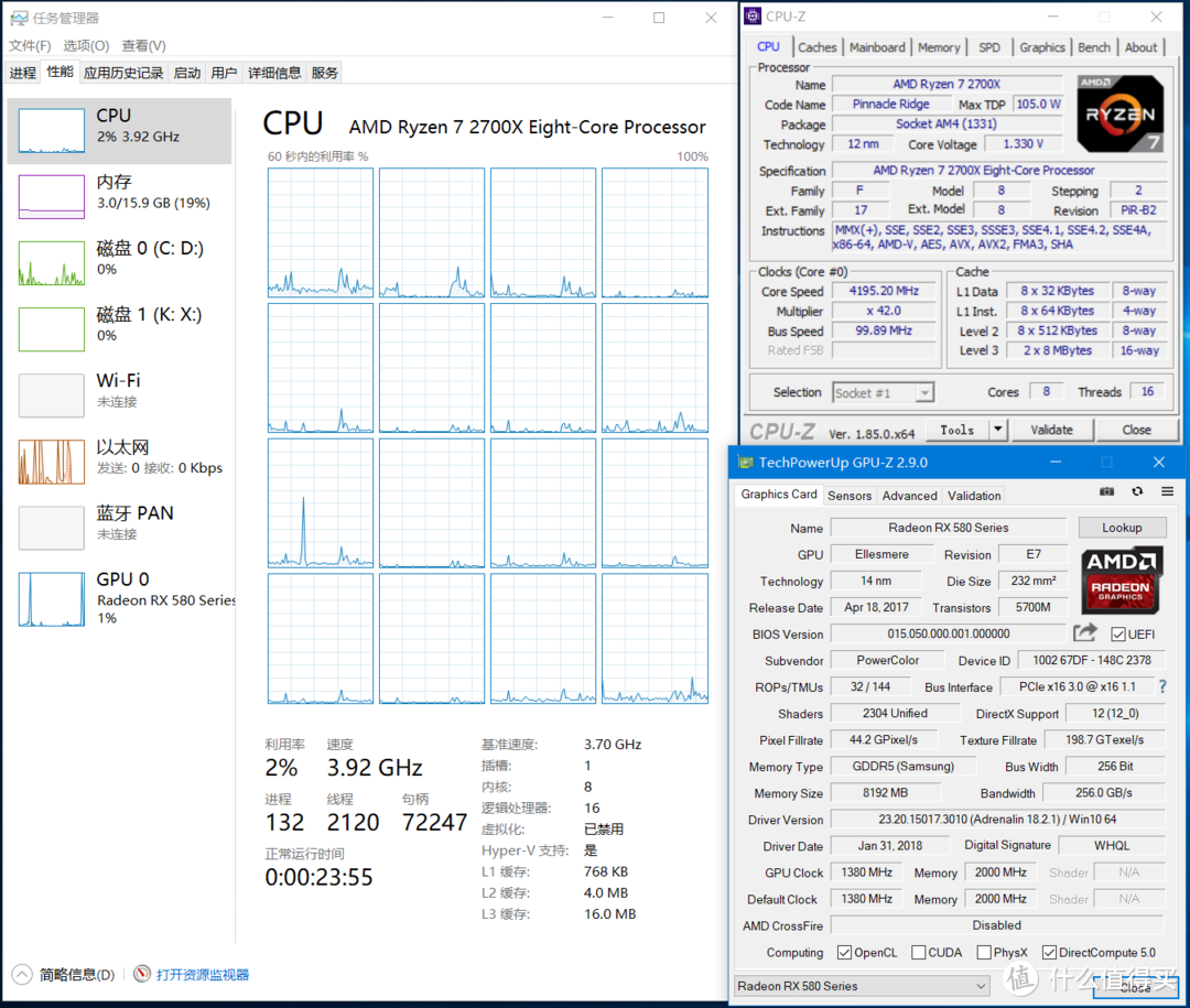 新驱动助力畅快游戏—AMD 2700X + 迪兰 RX580 8G横向对比GTX1060