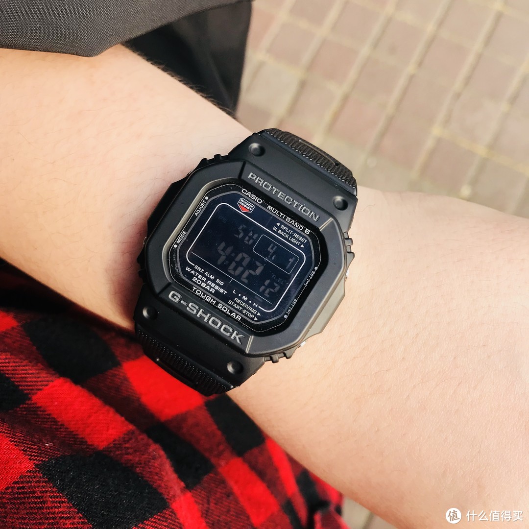 六局电波+太阳能—CASIO 卡西欧 G-SHOCK GW-M5610BC-1JF 开箱作业