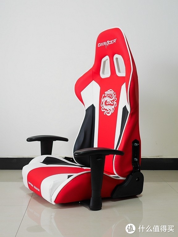 红的很亮骚 DXRACER 迪锐克斯 F189 电竞椅(红色白龙） 入手开箱