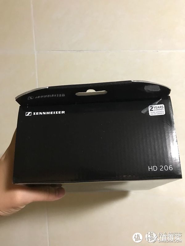 Sennheiser 森海塞尔 HD206 专业录音监听耳机开箱晒物分享