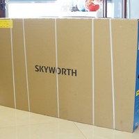 创维 55H8M 智能电视外观展示(脚撑|边框|接口|遥控器)