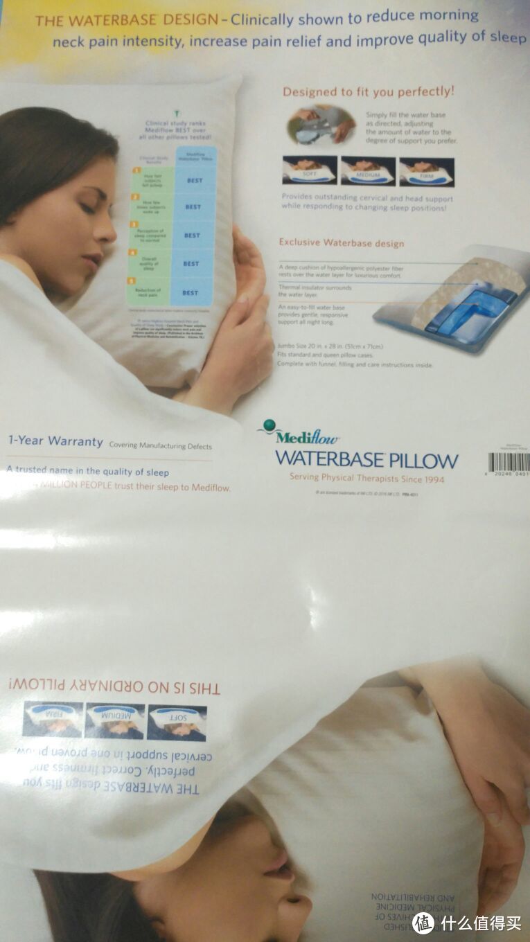 给妈妈的六一礼物&大妈的福利—Mediflow 美的宝 纤维填充安眠枕头开箱