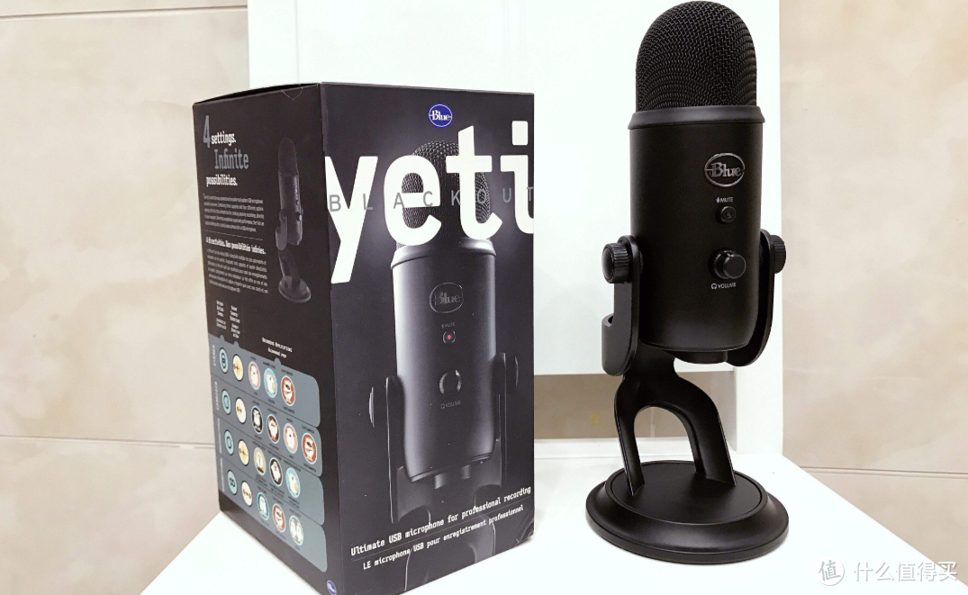 几乎无学习成本的高品质录音选择—Blue yeti 雪怪 USB专业电容麦克风使用体验