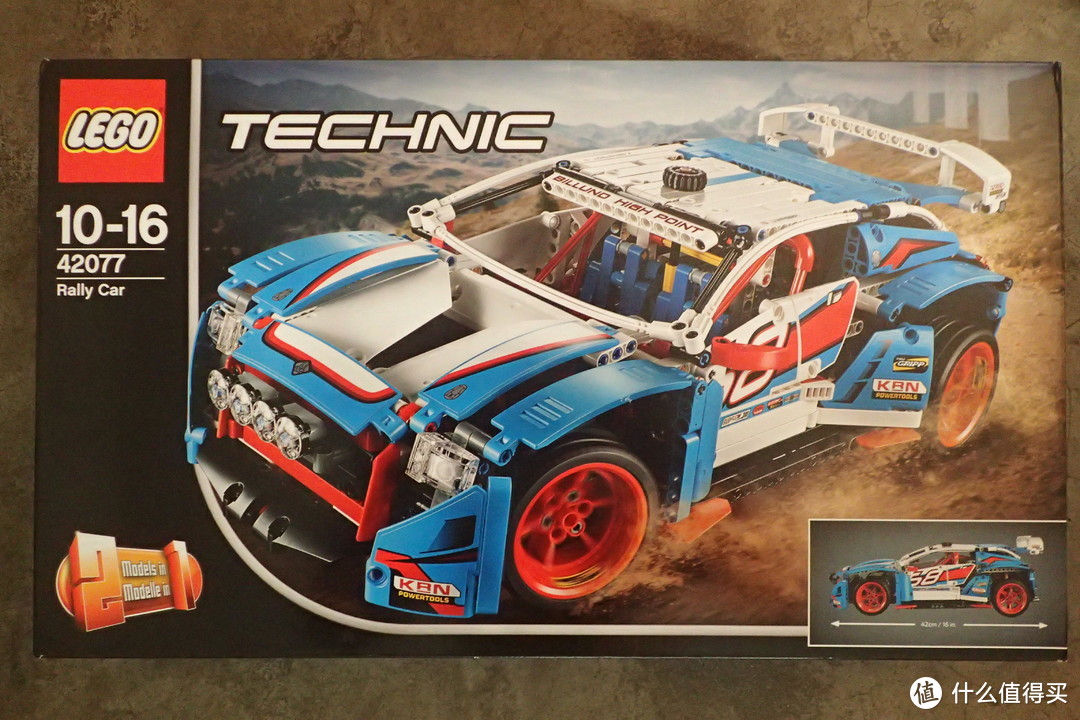 LEGO 乐高 42077 TECHNIC 科技系列 拉力赛车（A模式）