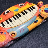 B.Toys 比乐 大嘴猫电子琴外观展示(琴面|猫眼|提手|按键)