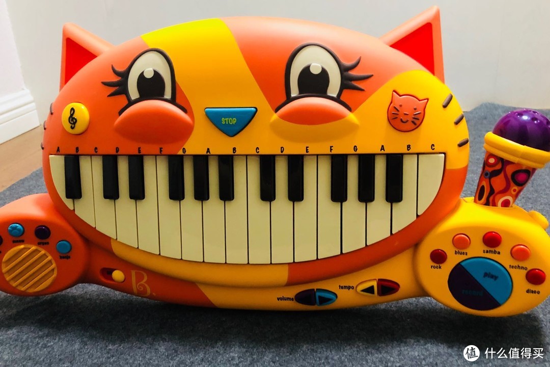 女儿的儿童节礼物btoys比乐大嘴猫电子琴晒单