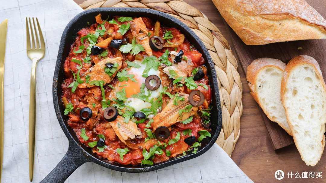 【视频】沙丁鱼北非蛋 Shakshuka~ 时下超in的中东特色早餐