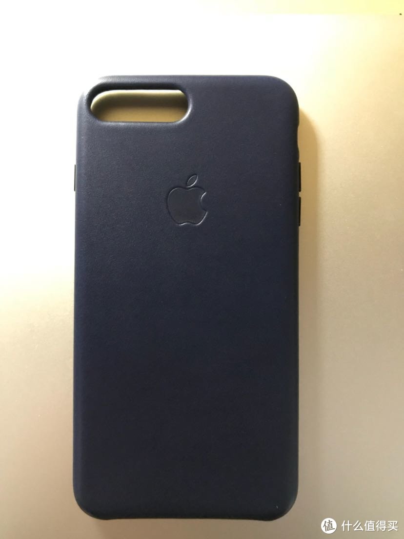 Apple iPhone 7 plus 官方皮壳保护壳午夜蓝开箱