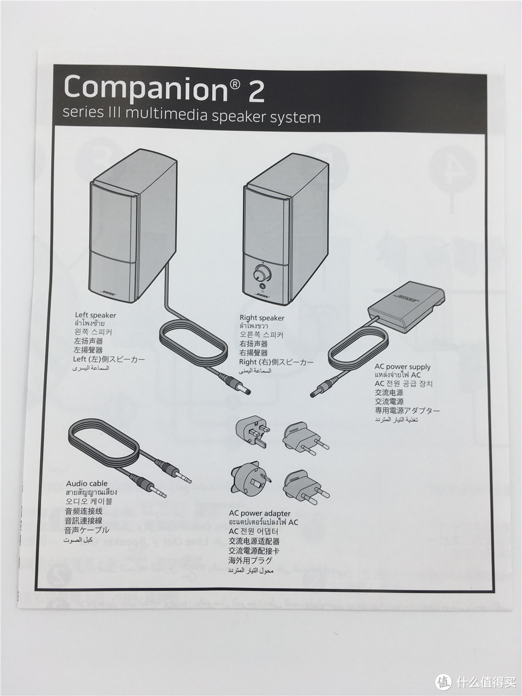 跟着张大妈买就得了—Bose Companion 2III 多媒体音箱开箱&点评