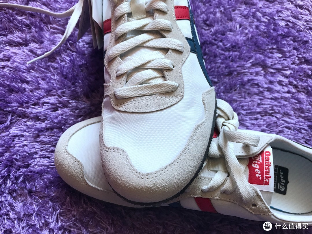 给行走不一样的感觉—ONITSUKA TIGER 鬼塚虎 SERRANO D109L-9049 米白/深蓝 41.5 休闲运动鞋开箱