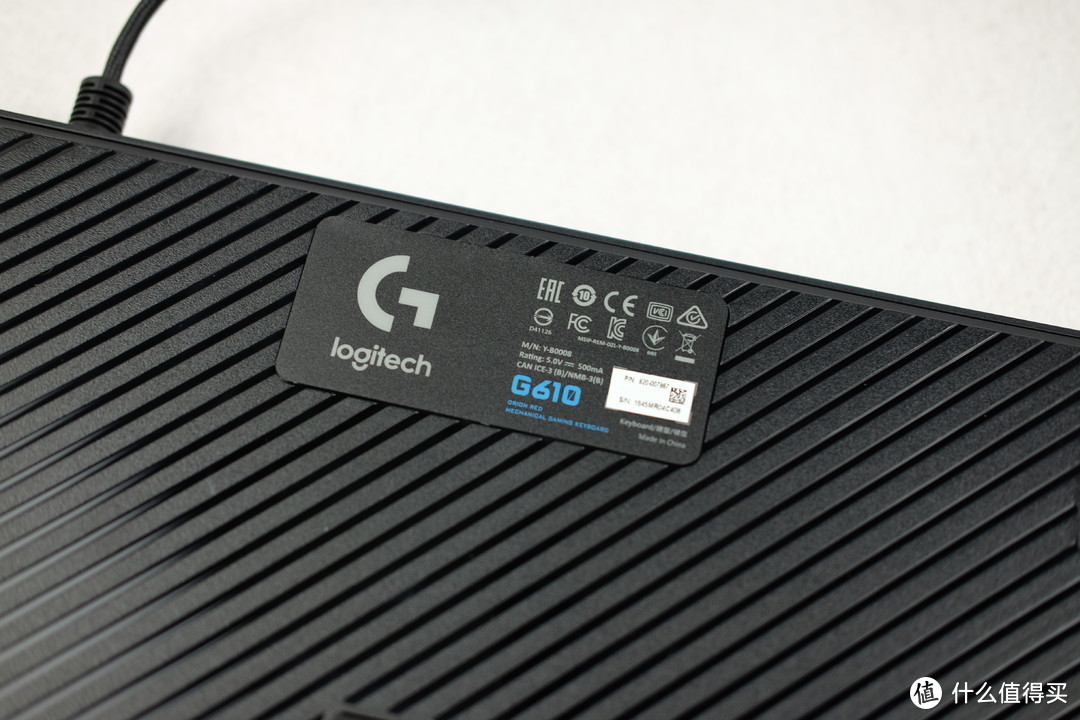 指尖敲击的是轻盈—Logitech 罗技 G610 机械键盘 cherry红轴简评