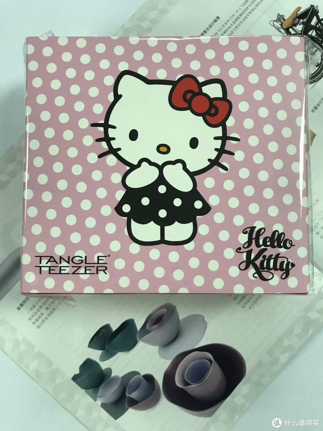 待你长发及腰，用这把梳子可好？——Tangle Teezer便携款美发梳hello kitty礼盒