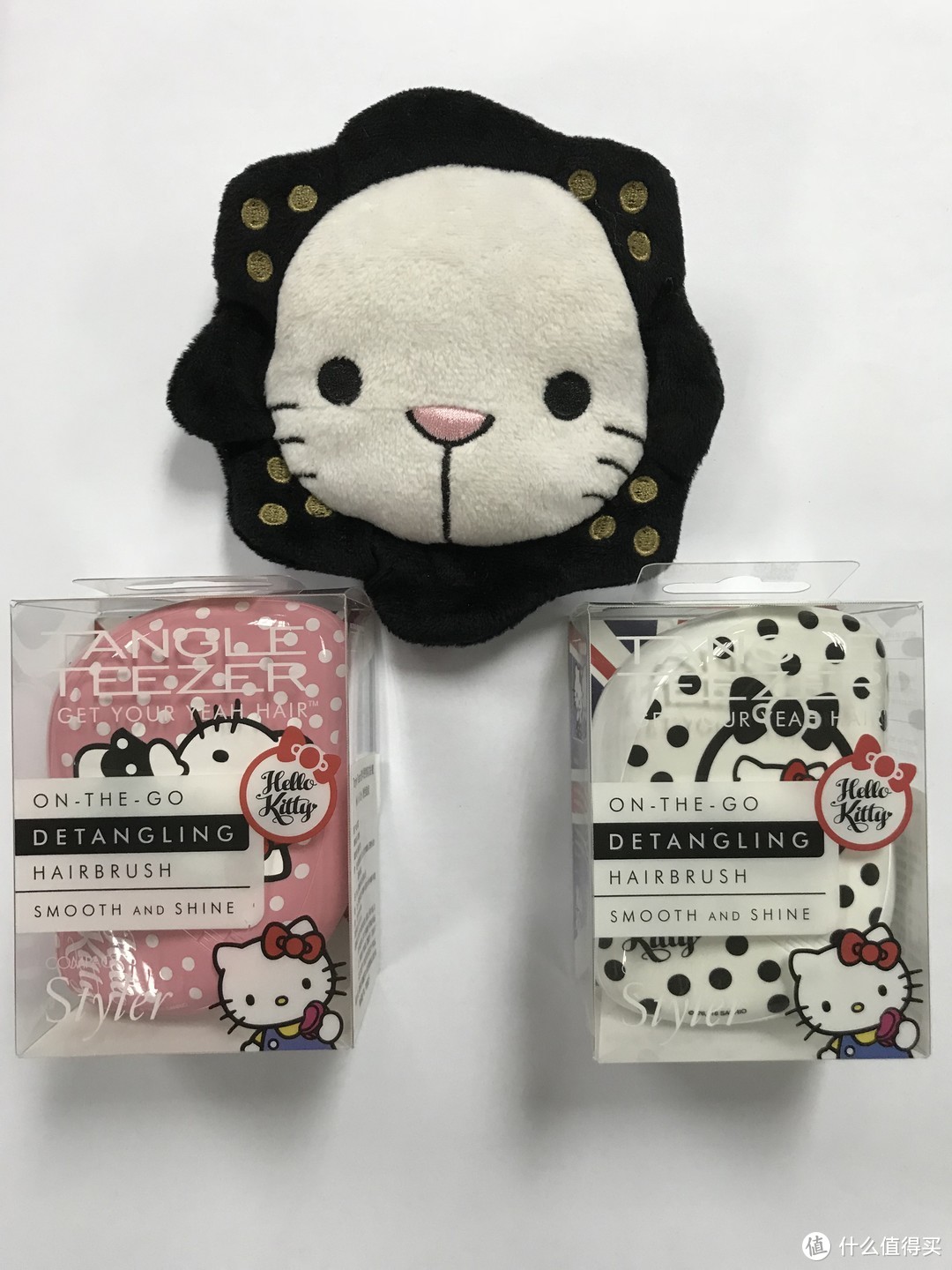 待你长发及腰，用这把梳子可好？——Tangle Teezer便携款美发梳hello kitty礼盒