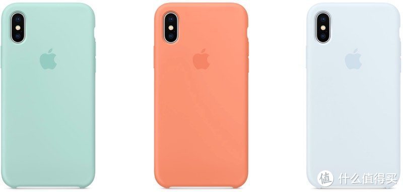 ▲ 夏季限定iPhone X后壳，看着也比较清凉，不知不觉，apple也走上了科技以换壳为本的道路。