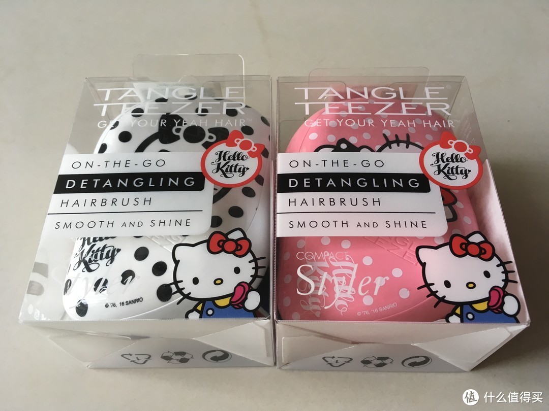 Tangle Teezer便携款美发梳hello kitty礼盒轻众测