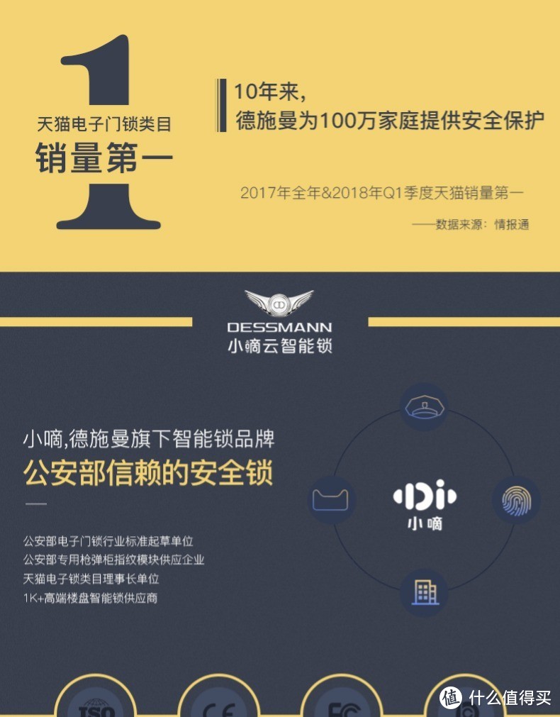 你的智能家庭卫士——德施曼小嘀T86云智能锁评测