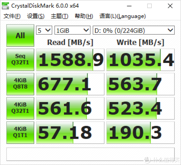 CrystalDiskMark测试