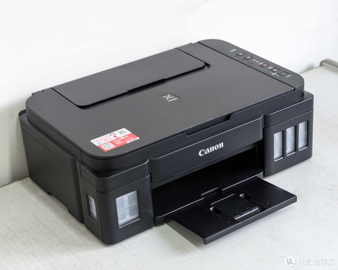 一体化轻型办公小能手：Canon 佳能 G3800 喷墨无线一体打印机 测评