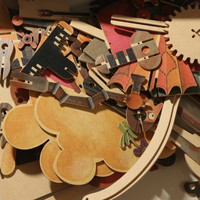 異想模界 3D立体拼图-飞行浴缸使用总结(拼装|底座|电动套装)