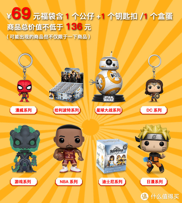 69元的FUNKO福袋能开点啥