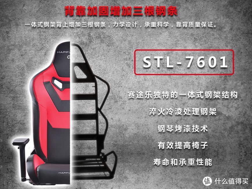 稳定、舒适、安静的典范——赛途乐STL7601电竞椅测评
