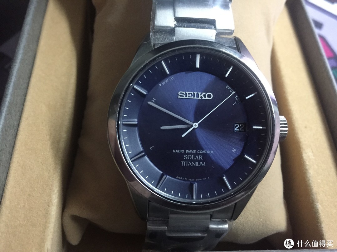 迟来的晒表：SEIKO 精工 SBTM209 男款光动能四局电波表开箱