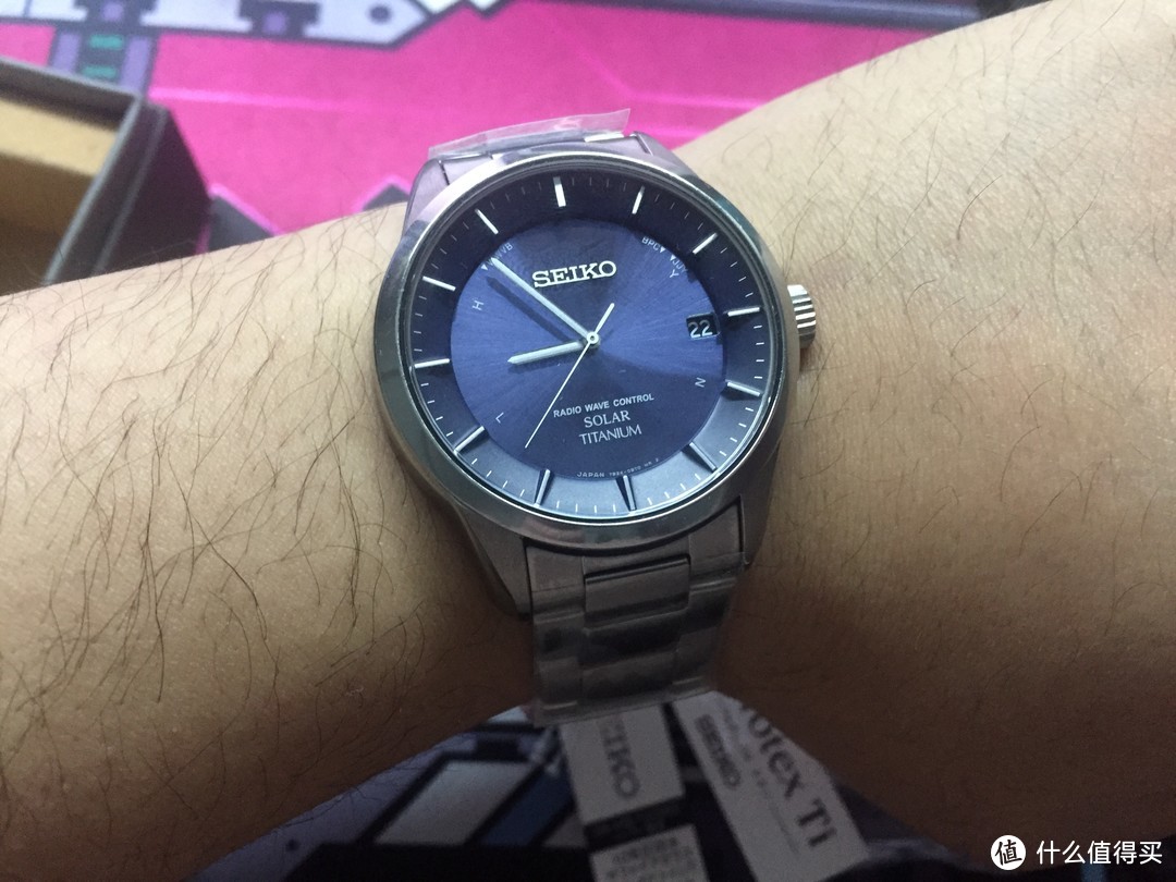 迟来的晒表：SEIKO 精工 SBTM209 男款光动能四局电波表开箱