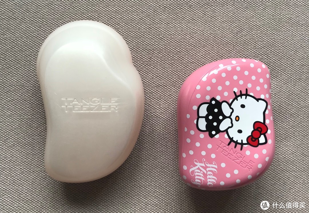 待你长发及腰，用这把梳子可好？——Tangle Teezer便携款美发梳hello kitty礼盒