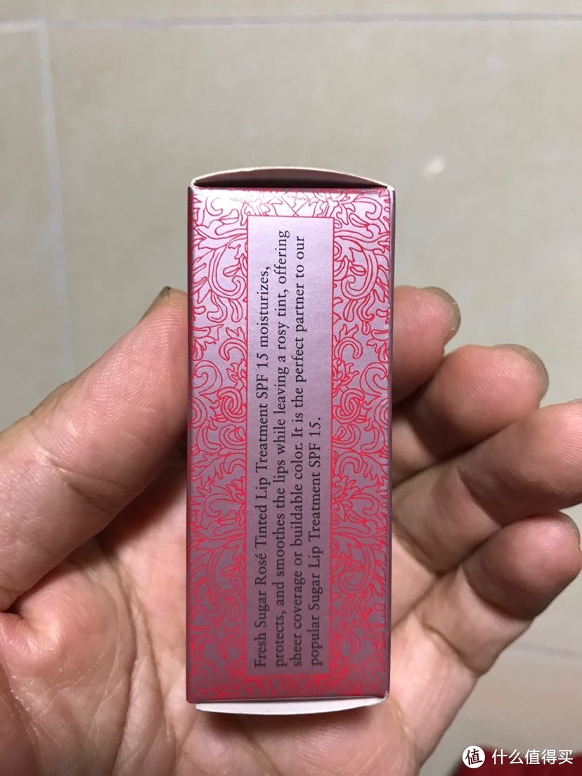 老婆大人的又一支口红一一法国馥蕾诗fresh sugar rose黄糖滋润唇膏玫瑰粉色口红晒物分享