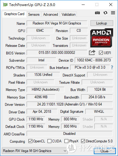 来自冥王峡谷骷髅头的嘲笑：Intel 英特尔 Hades Canyon NUC8I7HVK 使用体验