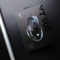 雷柏 VT900 鼠标外观展示(尺寸|外壳|滚轮|按键|键程)