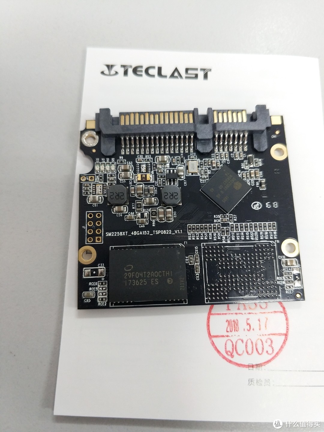 暴力拆解看主控颗粒—Teclast 台电 A800 固态硬盘 开箱测评报告