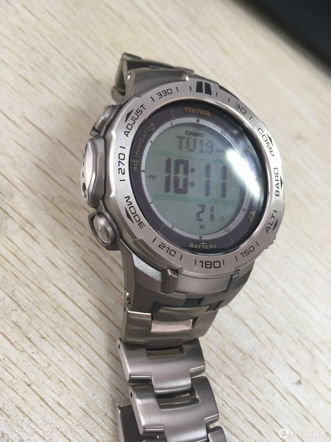 史低价捡漏的CASIO 卡西欧PRW-3100T-7 男士太阳能手表