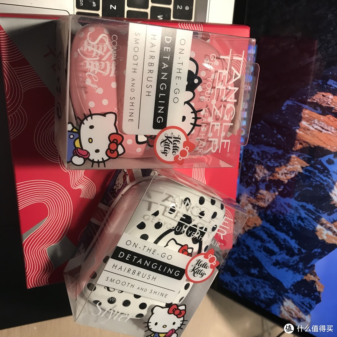 头可断发型不能乱！芭比金刚的标配——Tangle Teezer之hello kitty美发梳