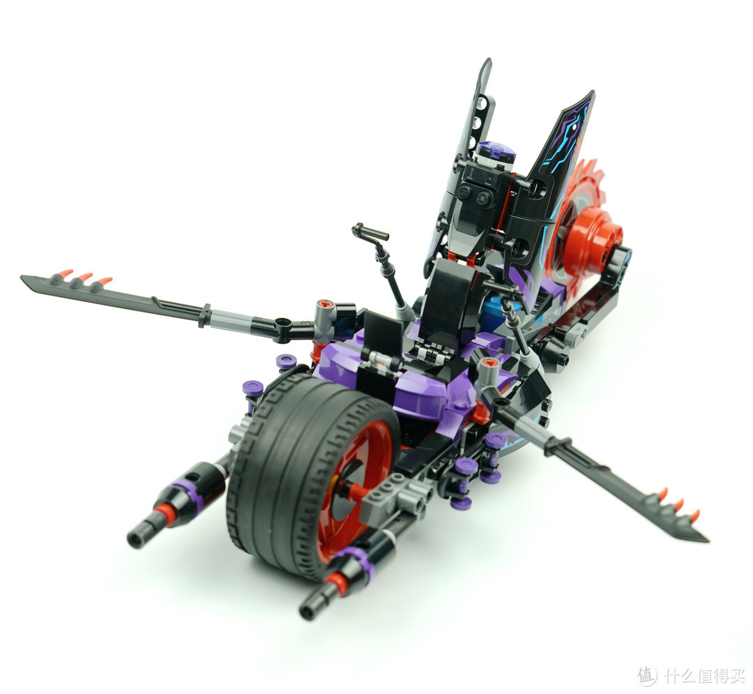 东方蒸汽朋克之美 - 乐高Lego 幻影忍者 Ninjago 武士X大战锯齿摩托车 70642详细评测