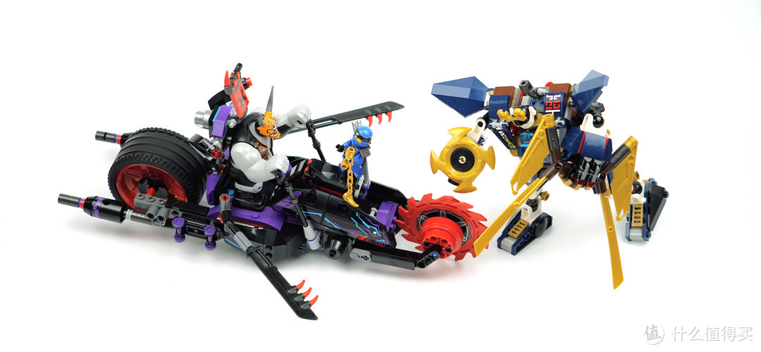 东方蒸汽朋克之美 - 乐高Lego 幻影忍者 Ninjago 武士X大战锯齿摩托车 70642详细评测
