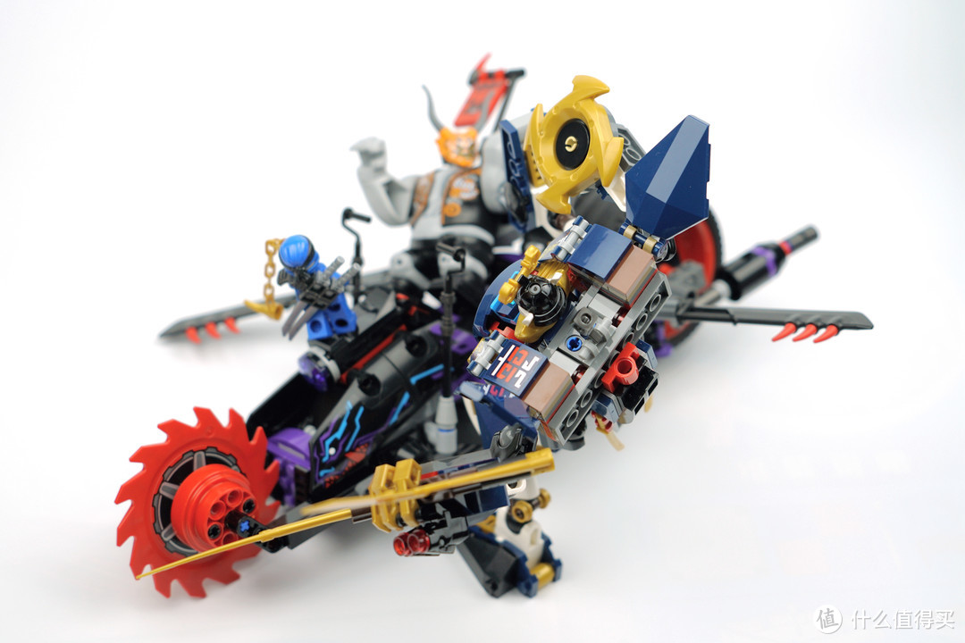 东方蒸汽朋克之美 - 乐高Lego 幻影忍者 Ninjago 武士X大战锯齿摩托车 70642详细评测