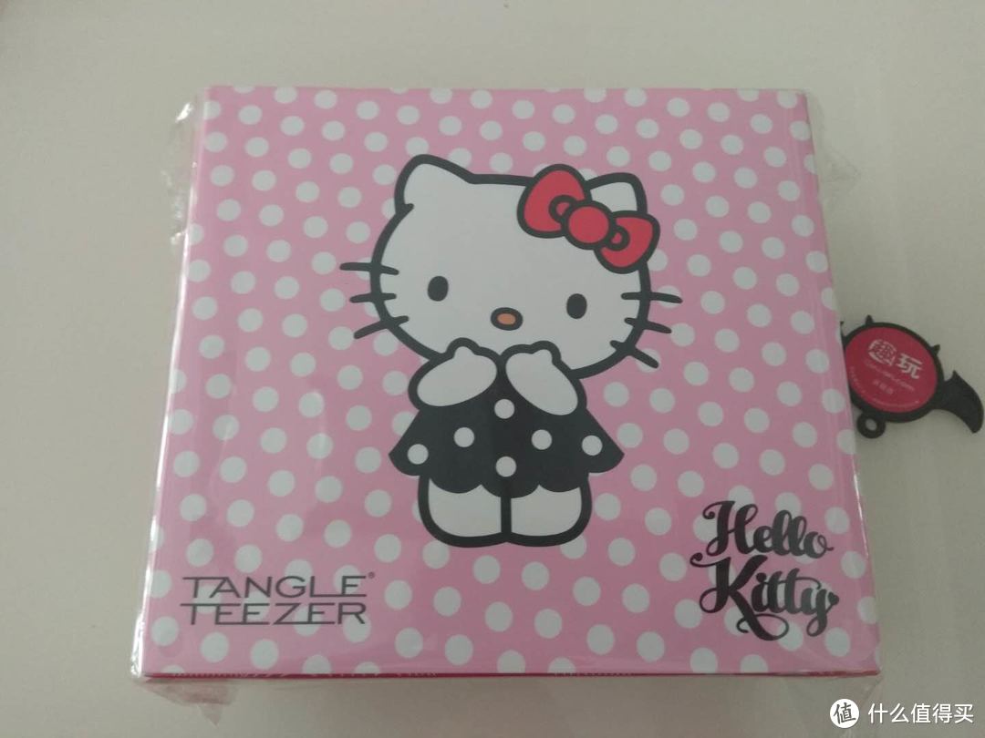 俘获少女芳心的粉色——Tangle Teezer便携款美发梳hello kitty礼盒