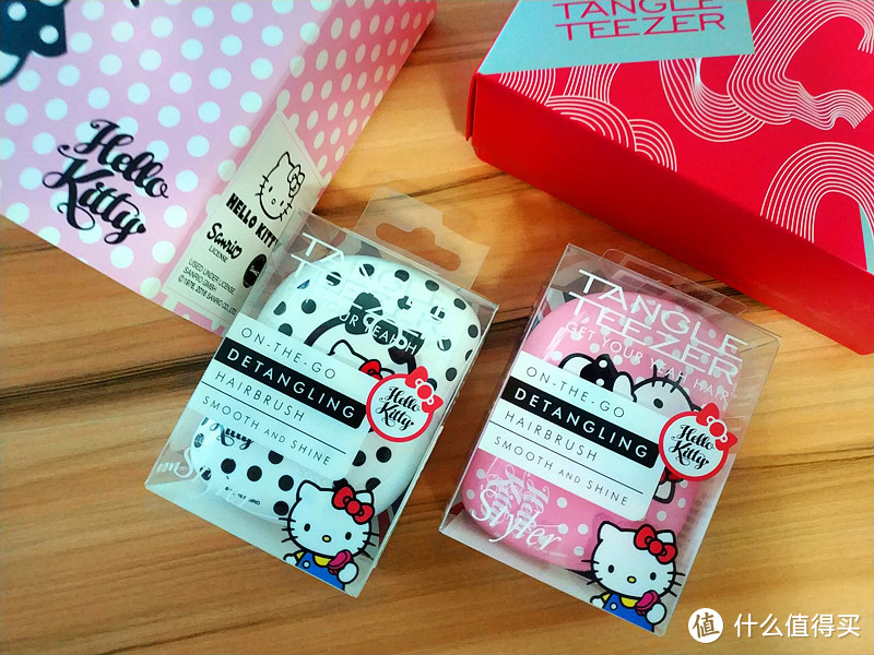 Tangle Teezer便携款美发梳hello kitty礼盒试用体验