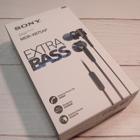 索尼 MDR-XB75AP 入耳式耳机外观展示(插头|分线器|线控|声道)