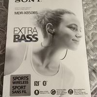 索尼 MDR-XB50BS 蓝牙运动耳机产品说明(包装|按钮|充电口|防水盖|microUSB)
