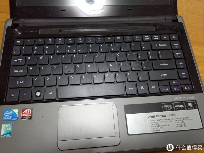 8年老本宏碁 4745g笔记本换键盘升级硬盘小记