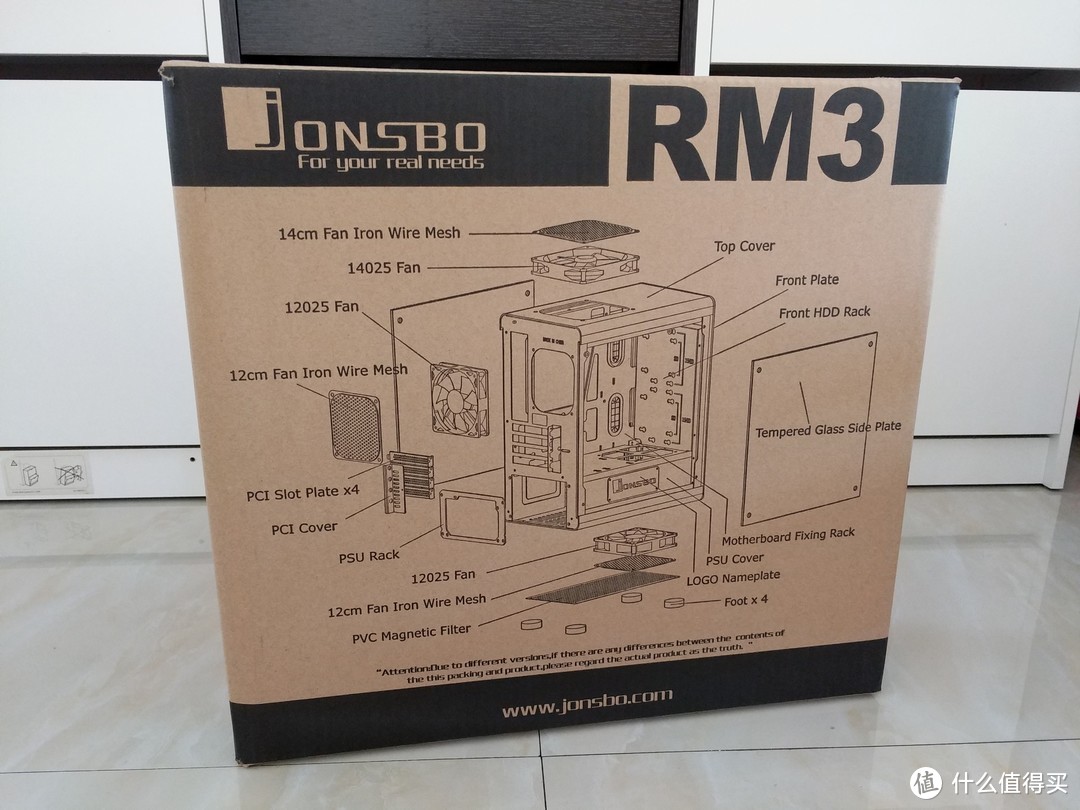 JONSBO 乔思伯 RM3 标准版 银色 M-ATX 机箱开箱