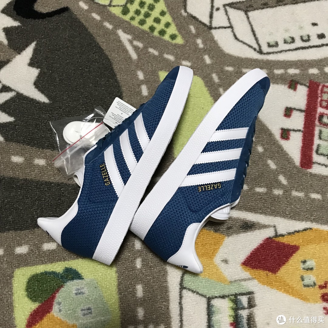 Adidas 阿迪达斯 三叶草 GAZELLE 经典休闲鞋开箱