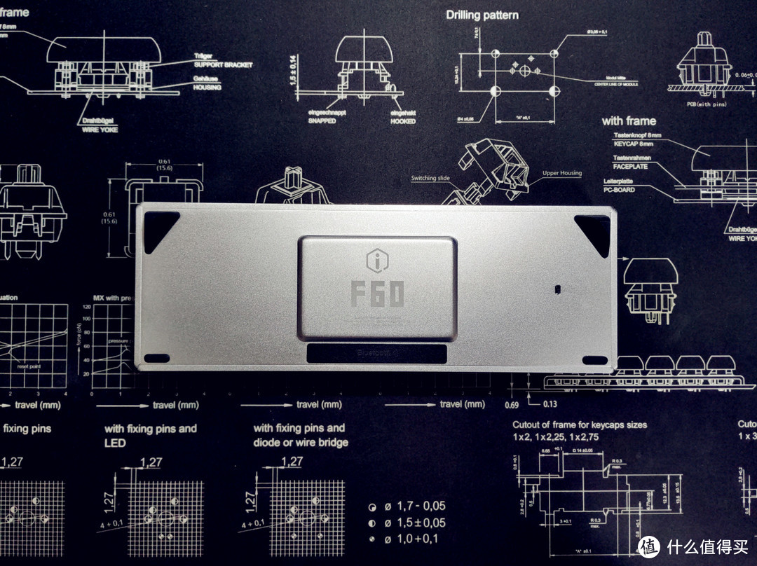 铝系艺术的狂潮—IQUNIX F60双模机械键盘+ZOMO猫爪键帽测评体验