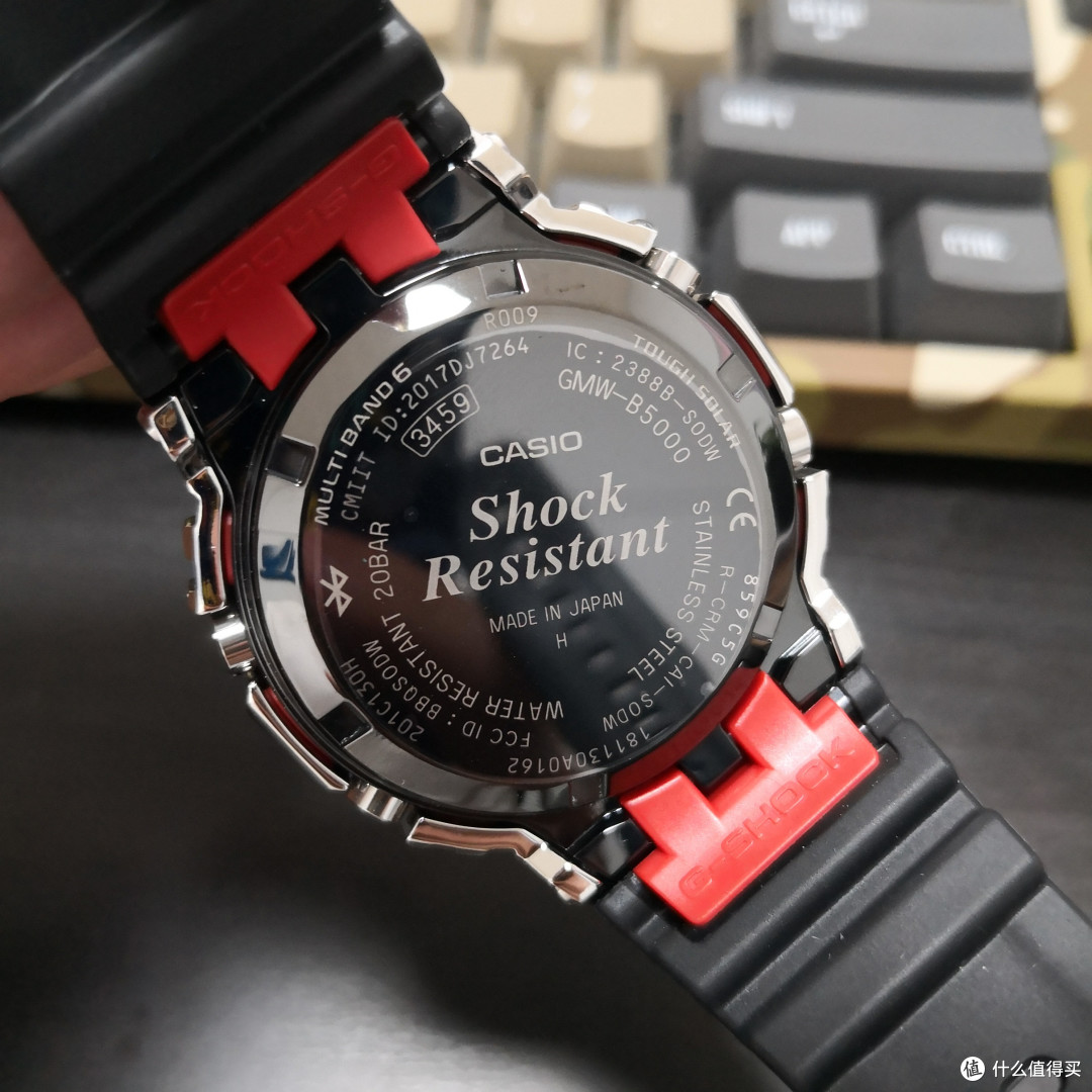 刚柔并济的小方块卡西欧35周年小银砖gmwb50001jf