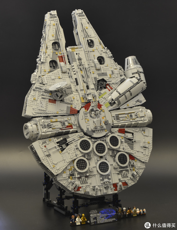 lego 乐高 75192 千年隼晒单附带支架展示