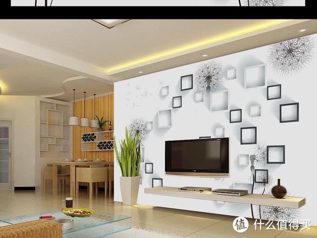 电视背景墙别在用大理石和瓷砖了，现在流行这样设计，简直美爆了