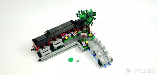 临渊羡鱼安知鱼之乐中国风积木星堡苏州园林之二观鱼庭开箱